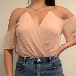 Pink Short Sleeve Body Suit